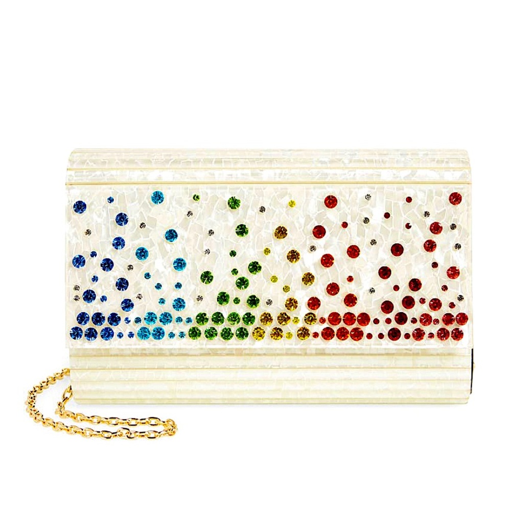 Kurt Geiger London Party Crystal Mini Envelope Clutch / Crossbody
